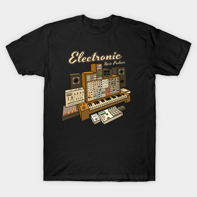 Electronic Music Producer T-Shirt by Mewzeek_T